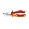 Kábelköpeny eltávolító fogó 61HRC vágás 2,2/3,2mm csupaszolás 0.75-2.5mm körvágó KNIPEX - 1346165