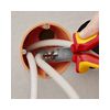Kábelköpeny eltávolító fogó 61HRC vágás 2,2/3,2mm csupaszolás 0.75-2.5mm körvágó KNIPEX - 1346165