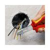 Kábelköpeny eltávolító fogó 61HRC vágás 2,2/3,2mm csupaszolás 0.75-2.5mm körvágó KNIPEX - 1346165