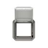 Plexo55 Program Mosaic adapter füstszínű csapófedéllel SQ70/SQ70 szürke LEGRAND - 069580L
