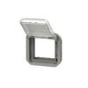 Plexo55 Program Mosaic adapter füstszínű csapófedéllel SQ70/SQ70 szürke LEGRAND - 069580L