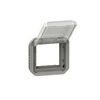 Plexo55 Program Mosaic adapter füstszínű csapófedéllel SQ70/SQ70 szürke LEGRAND - 069580L
